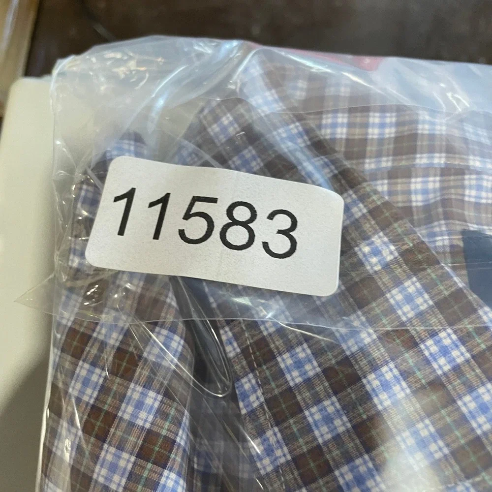 Polo Ralph Lauren Shirt Mens XL Brown Plaid Classic Fit Stretch Office Luxury